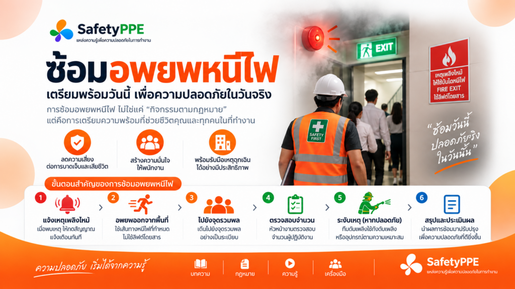 ซ้อมอพยพหนีไป