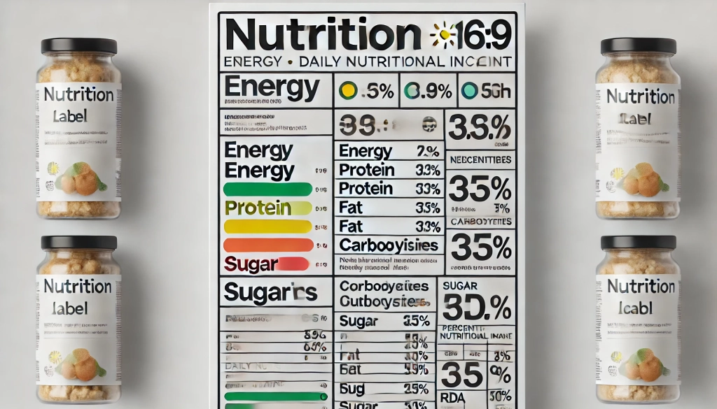 ฉลากโภชนาการ, ข้อมูลโภชนาการ